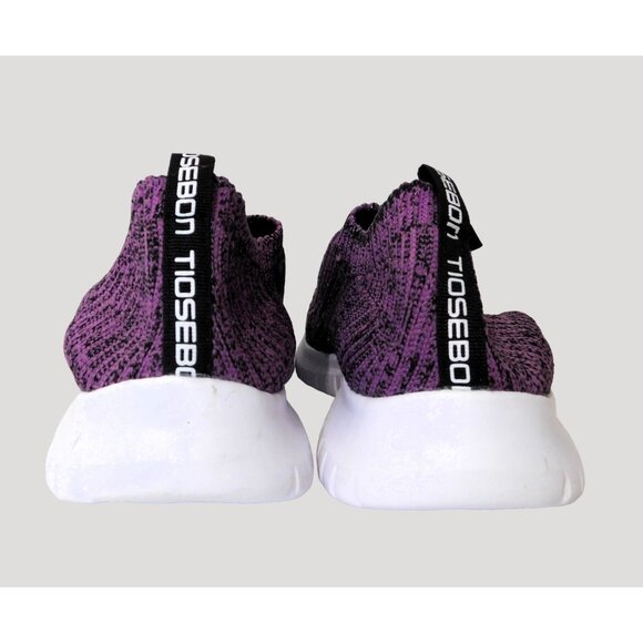 Tiosebon Slip-On Walking Sneakers Size 43 11 Purple Lightweight Stretch Comfort - Picture 2 of 10